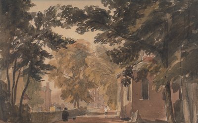 Una Calle en Harborne de David Cox